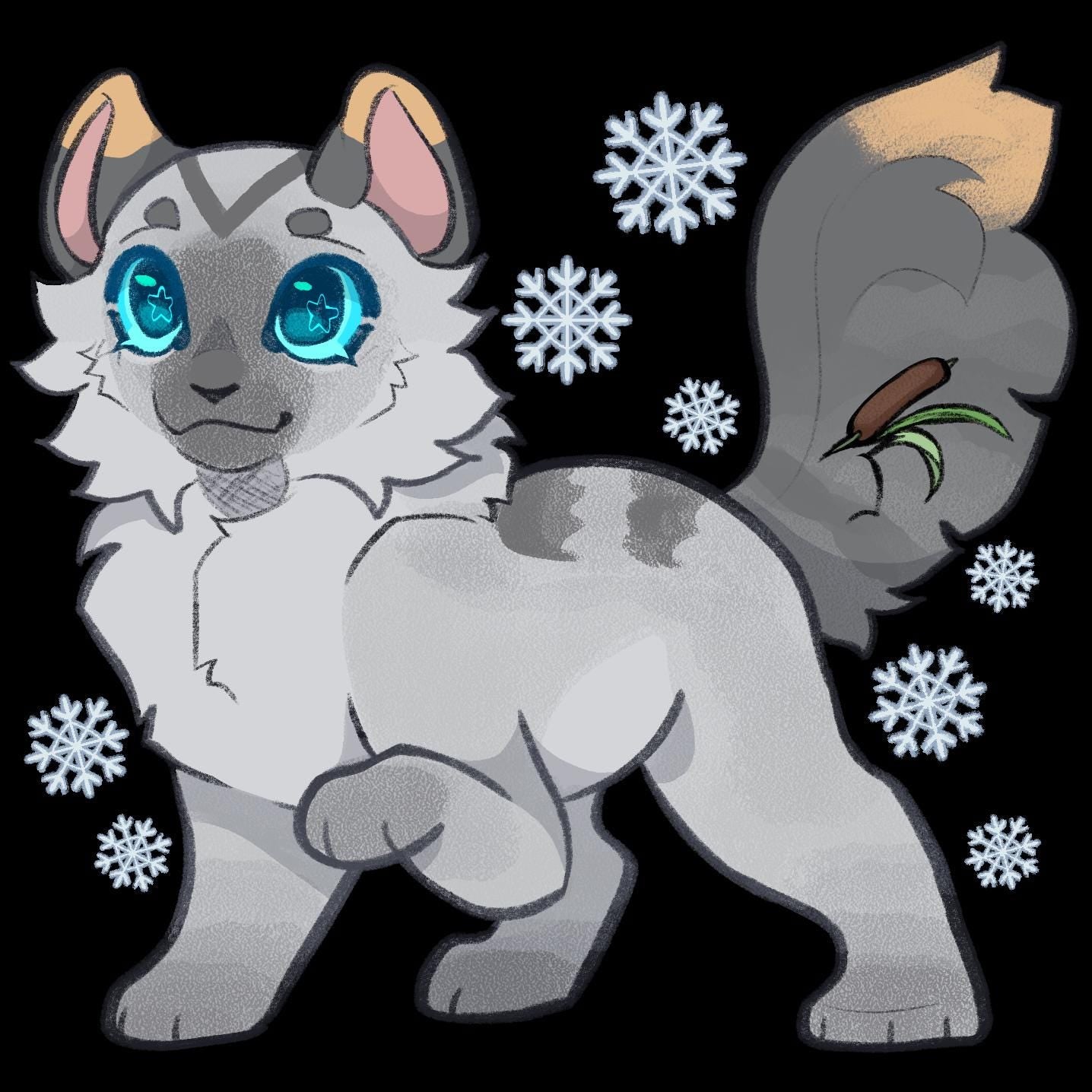 Frostpaw Warrior Cats Acrylic Charm