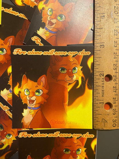 Warrior Cats- Fire alone will save our clan