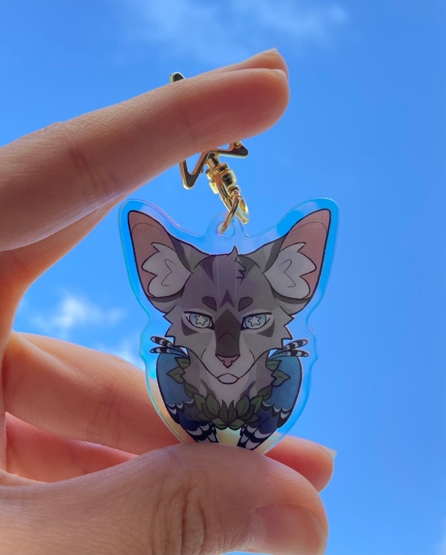 Jayfeather Warrior Cats Acrylic Charm