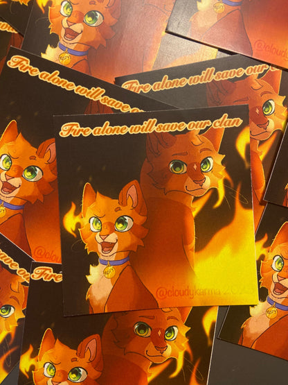 Warrior Cats- Fire alone will save our clan