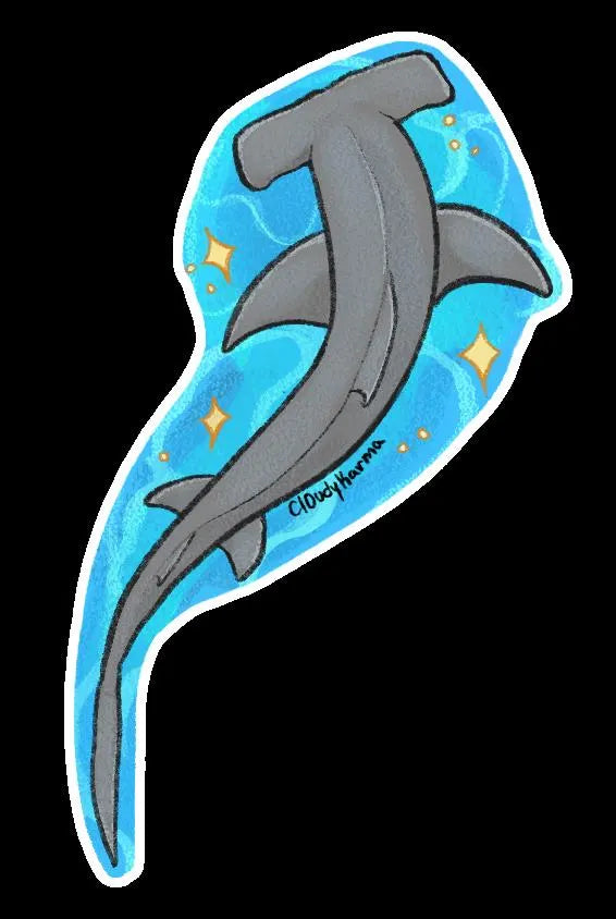 Hammerhead Shark Sticker
